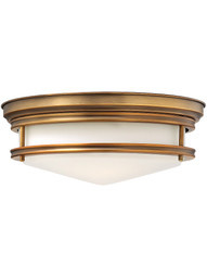 Hadley 14 inch Flush Mount Ceiling Light in Brushed Bronze